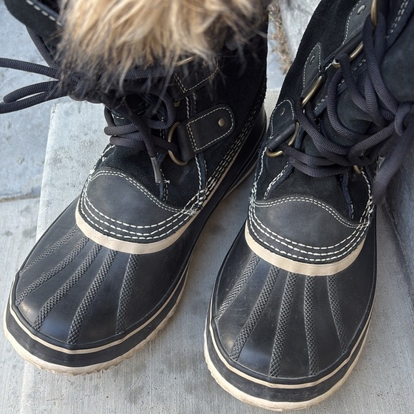 Sorel Joan of Arctic Winter Snow Boots NL1540-010 Waterproof Size 11 - Picture 4 of 9